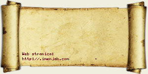 Jovana Nedić vizit kartica